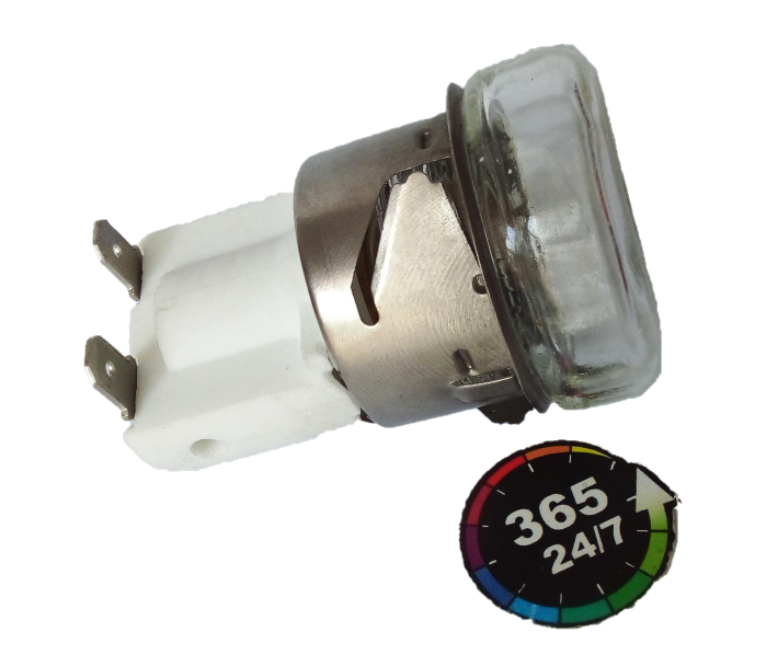 PORTA LÁMPARA HORNO Ø35.5mm 15W 230V E14 300ºC