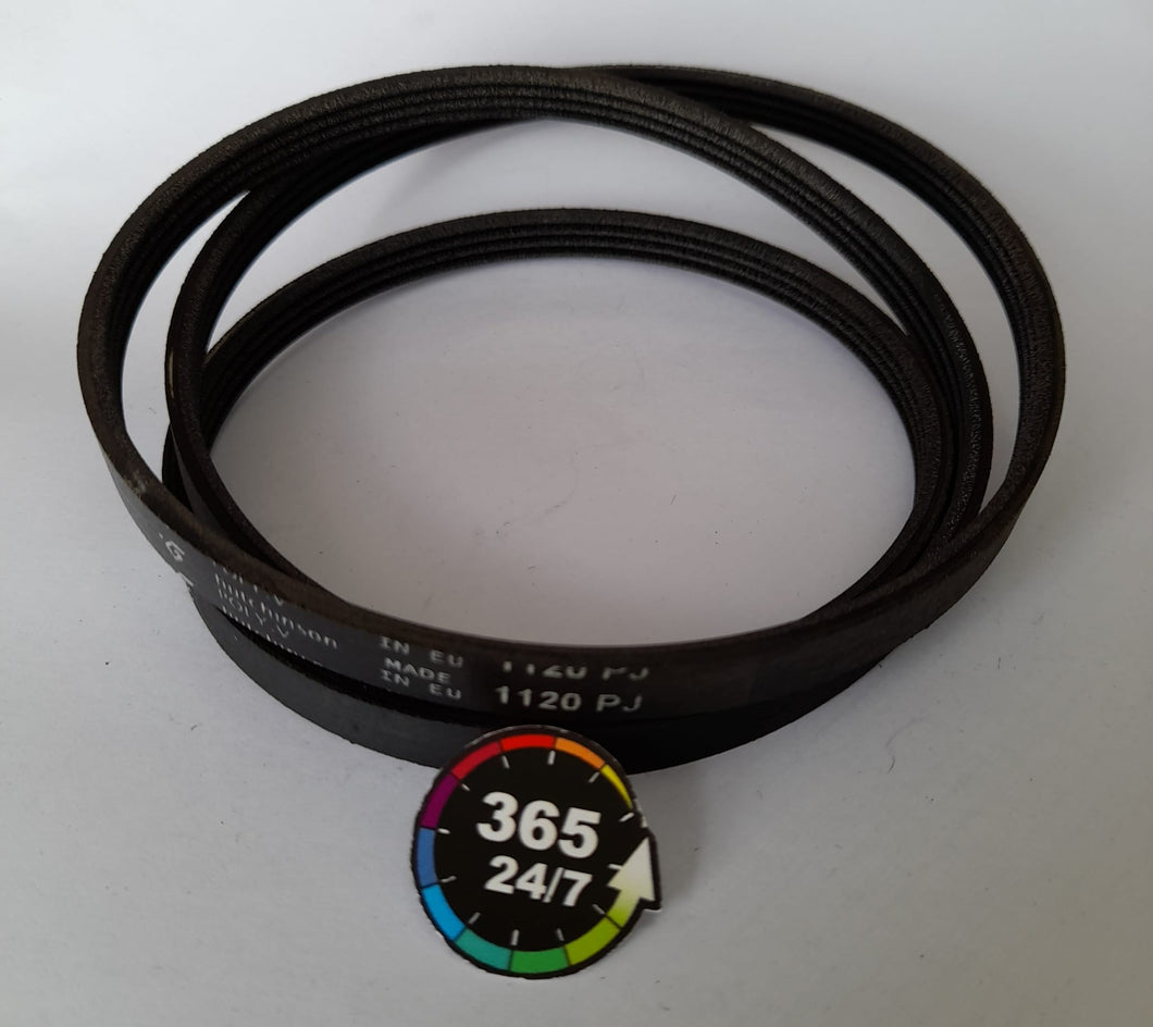 CORREA 1120 J4   PHILIPS, AEG, IGNIS, ZANUSSI,  DAEWOO, FAGOR, ARTHUR MARTIN, DAEWOO, EDESA, BRANDT