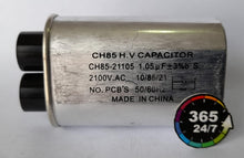 Cargar imagen en el visor de la galería, CONDENSADOR MICROONDA 1.05µF 2100V TIPO CH85-21105
