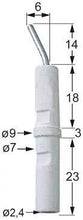 Cargar imagen en el visor de la galería, BUJÍA ENCENDIDO M4 Ø7x57.5mm
