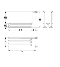 Cargar imagen en el visor de la galería, RESISTENCIA FREIDORA 3000W 230V
