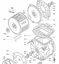 Load image into Gallery viewer, BRIDA GOMA ESCOTILLA LAVADORA OTSEIN
