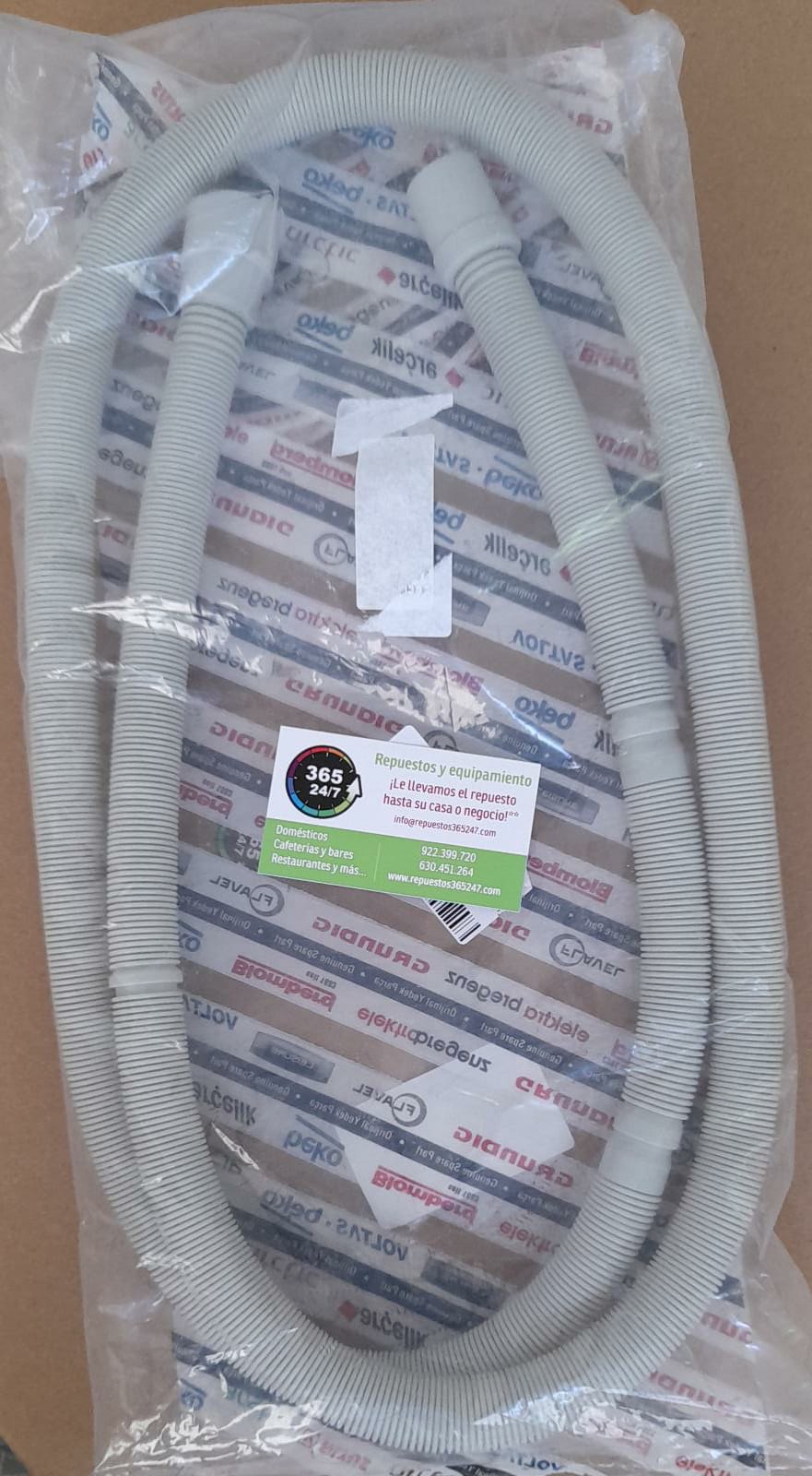 MANGUERA DESAGÜE LAVAVAJILLAS BEKO-WHIRLPOOL 2m