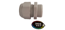 Load image into Gallery viewer, RACOR PARA CABLES ROSCA Ø CABLE 17mm Ø MONTAJE 28mm
