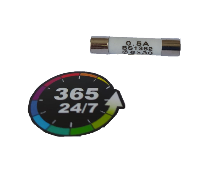 FUSIBLE 6x30 CERÁMICA 0.5A (1 unidad)