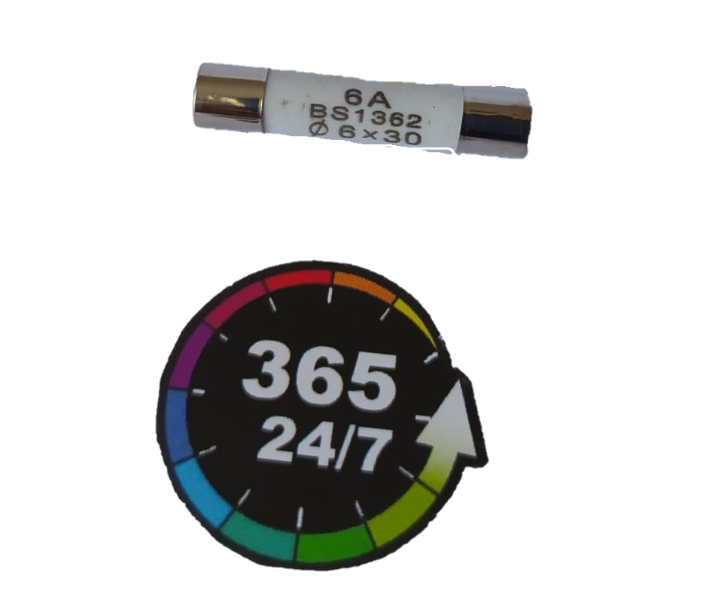 FUSIBLE 6x30 CERÁMICA 6A (1 unidad)