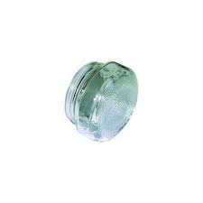 CRISTAL PORTALÁMPARA REDONDO Ø74mm h=46mm